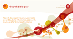 Desktop Screenshot of absynthbiologics.co.uk