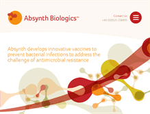 Tablet Screenshot of absynthbiologics.co.uk